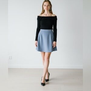 LOFT suede feel pull on shirt. Size: Medium